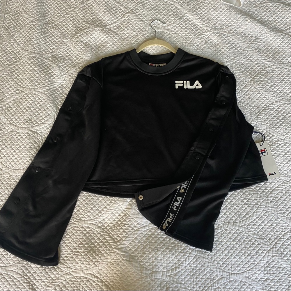 Fila Flared Crop Sweatshirt